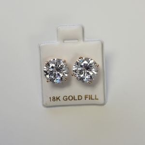 18k gold filled studs